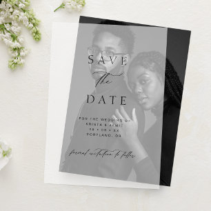 Schicke typografische Schrift Hochzeit Termin merk