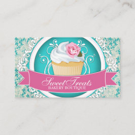 Schicke und elegante Kuchen-Visitenkarten Visitenkarte