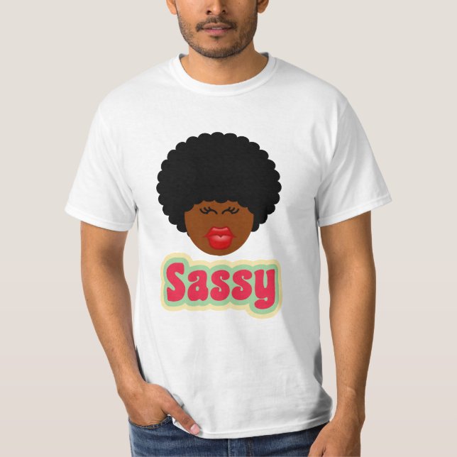 Schicke unverschämte Frau T-Shirt (Vorderseite)