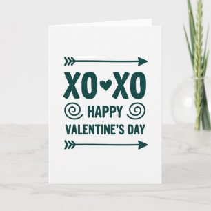 Schicke Valentinstagskarte Karte