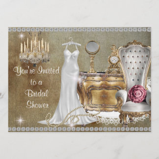 SCHICKE VINTAGE-BRILO-HOCHZEITSEINLADUNG MIT GLANZ EINLADUNG
