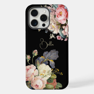 Schicke Vintage-Rosen und -Schwertlilien personali iPhone 15 Pro Max Hülle