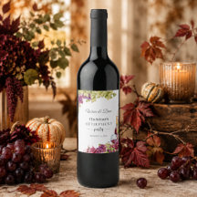 Schicke Wein- und Dine-Ruhestandsfeier-Weinflasche