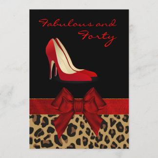 Schicken Jaguars Stiletto Custom Invitation Dame Einladung