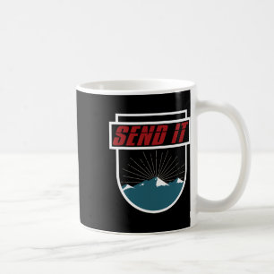 Schicken Sie es an Shirts Männer Frauen Kinder Ski Kaffeetasse