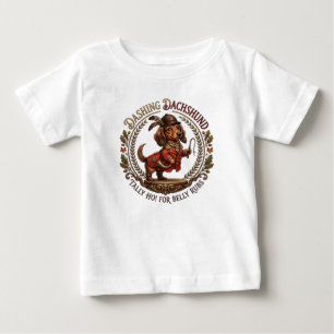 SCHICKER DACHSHUND BABY T-SHIRT