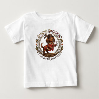 SCHICKER DACHSHUND BABY T-SHIRT