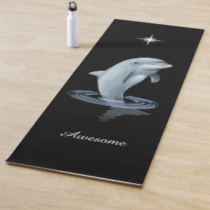 Schicker Delfin, benutzerdefinierter Stern und Sch Yogamatte
