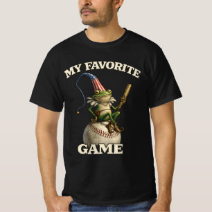 Schicker Frosch Baseball Champion: Vintage Sport T-Shirt