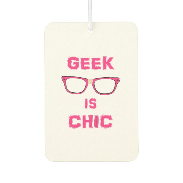 Schicker Geek-Luftverbesserer Autolufterfrischer (Vorderseite)