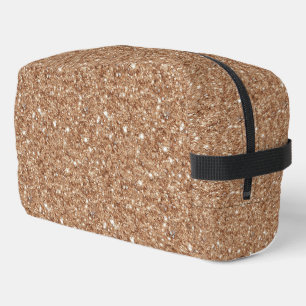 Schicker Goldglitter Waschbeutel