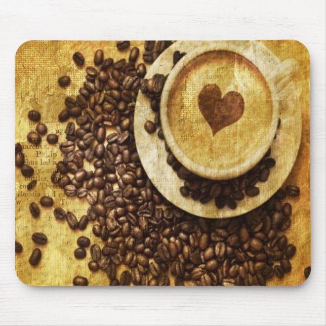 Schicker Java-Cappuccino Mousepad (Vorne)