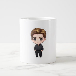 Schicker Korean-Drama-Mann als Hauptdarsteller Kaf Jumbo-Tasse