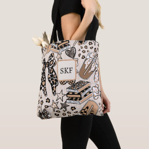 Schicker Leopard-Coffee-Liebhaber-Tragetasche in E