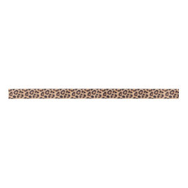 Schicker Leopard-Druck-elegantes Tier Satinband