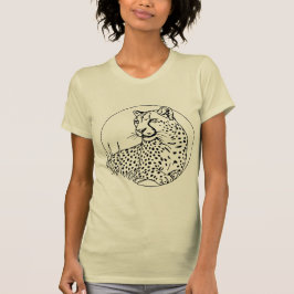 Schicker Leopard – Kühner und stilvoller Alltagslo T-Shirt