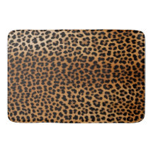 Schicker Leoparden-Druck Badematte Glamoratti