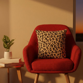 Schicker Leopardenprint Kissen