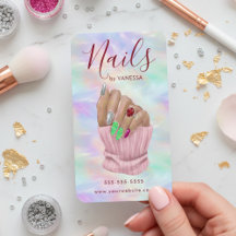 Schicker Maniküre-Künstler Nagelstudio Stylische O