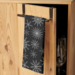 Schicker Schneesturm Geschirrtuch