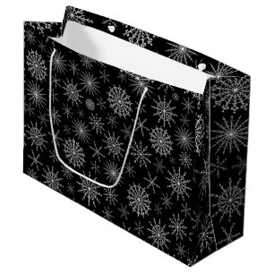 Schicker Schneesturm Große Geschenktüte