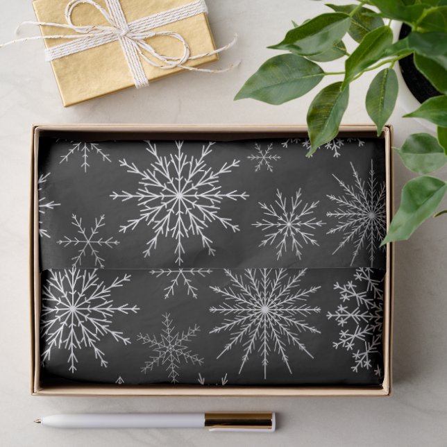 Schicker Schneesturm Seidenpapier (Geschenk)