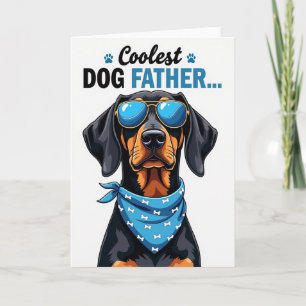 Schicker Vatertagskarte für Hundebesitzer Karte