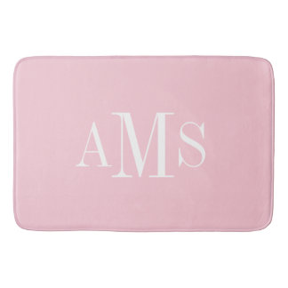 SCHICKES BAD MAT_PRETTY ROSA FESTES WEISSES BADEMATTE