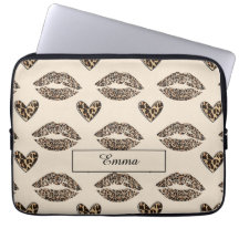 Schickes Beige und schwarzer Cheetah-Druck