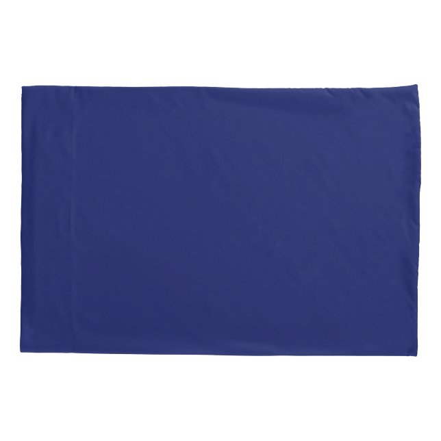 schickes Blau  Kissenbezug (Rückseite)
