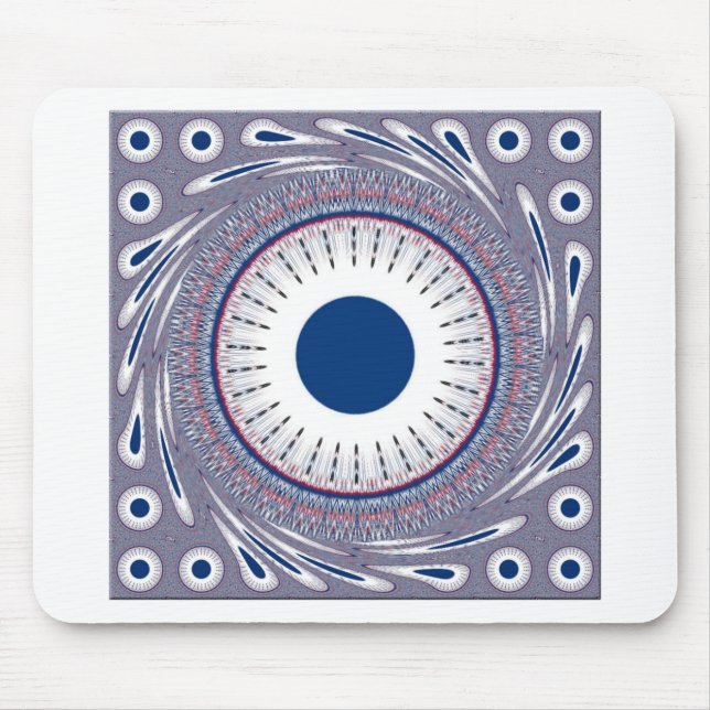 Schickes Blau Mousepad (Vorne)