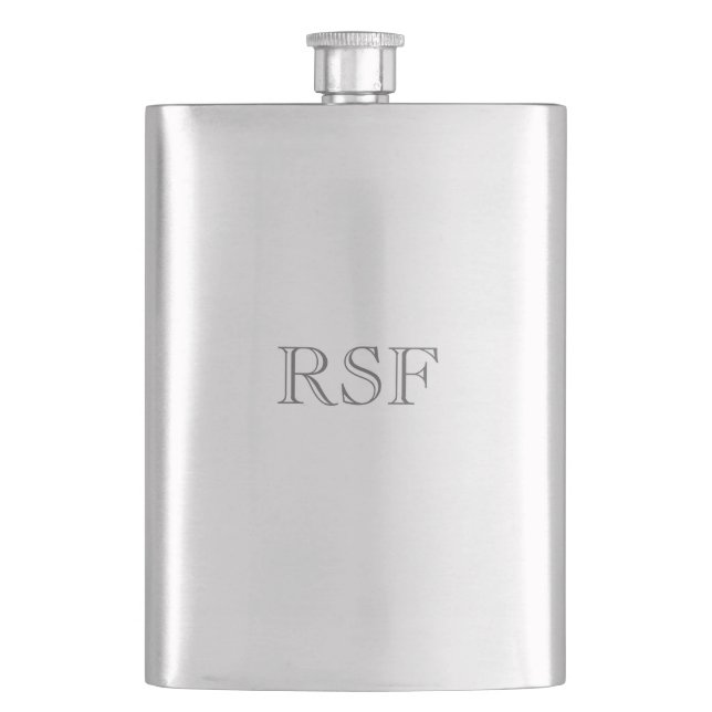 SCHICKES FLASK_CLASSIC MONOGRAMM FLACHMANN (Vorderseite)