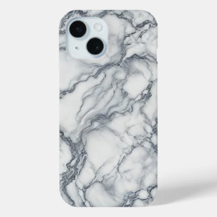 Schickes Grau und Weißer Marmor-Look Glamour Case-Mate iPhone Hülle
