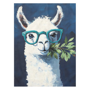 Schickes Llama Chic Tischdecke