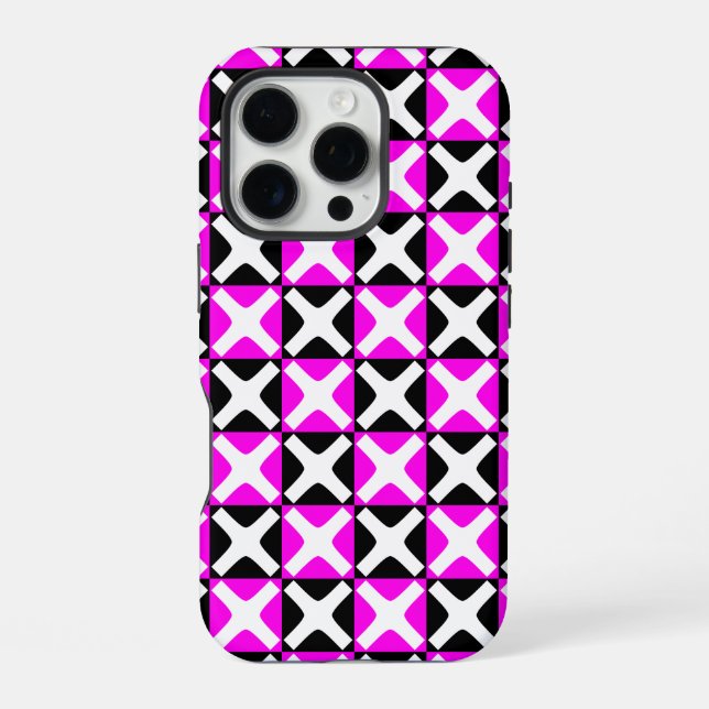 Schickes Musterdesign iPhone Hülle (Rückseite)