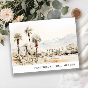 Schickes Palm Springs Kalifornien Landschaft Reise Postkarte