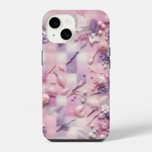 Schickes Pastell-Make-up & Floral-Handyhülle - Ros iPhone 14 Hülle