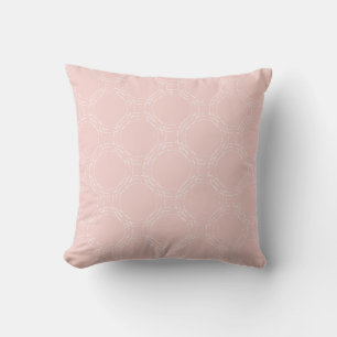 Schickes Pastellrosa Muster Kissen