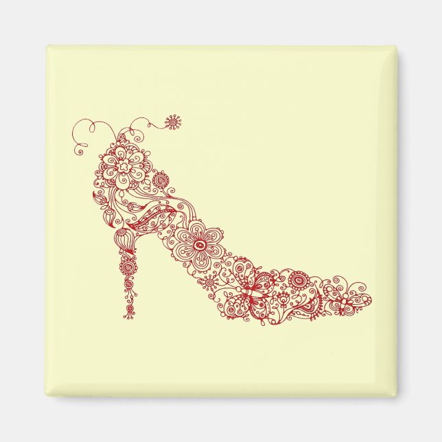 Schickes Schuh ~ Magnet (Vorne)