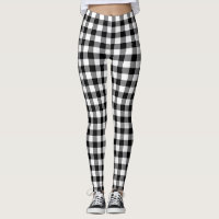 Schickes Schwarz-Weiß-Karo Gingham Kariert 