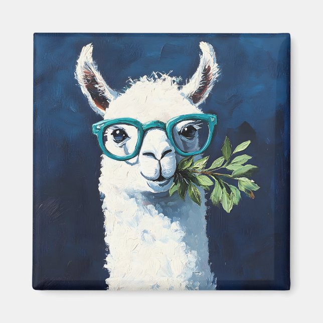 Schickes Smarty-Lama Magnet (Vorne)
