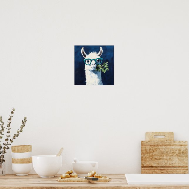 Schickes Smarty Llama Poster (Küche)