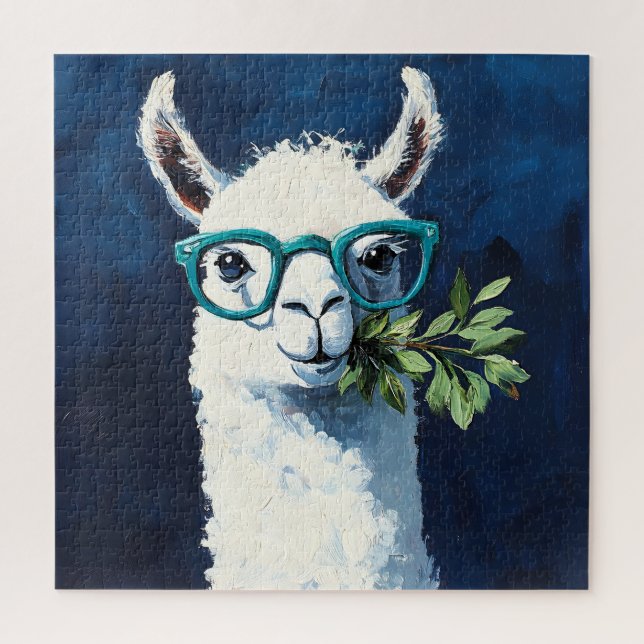 Schickes Smarty Llama Puzzle (Vertikal)