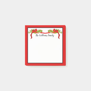 SCHICKES U. STILVOLLES FAMILIEN-WEIHNACHTEN POST-IT KLEBEZETTEL