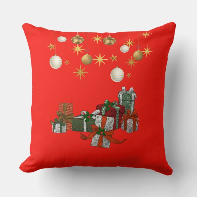Schickes Weihnachten Kissen (Vorderseite)