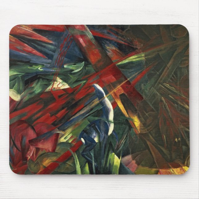 Schicksal der Tiere, 1913 Mousepad (Vorne)