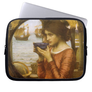 Schicksal durch JW Waterhouse, Vintage Laptopschutzhülle