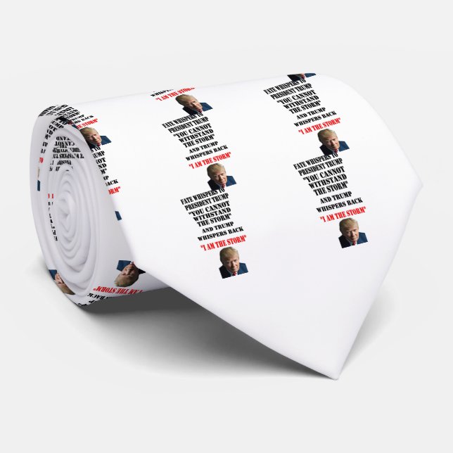 SCHICKSAL FLÜSTERT ZU PRÄSIDENTEN TRUMP KRAWATTE (Gerollt)