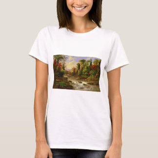 Schicksal Herbst-Fall-Waldfluss-Roberts Duncanson T-Shirt