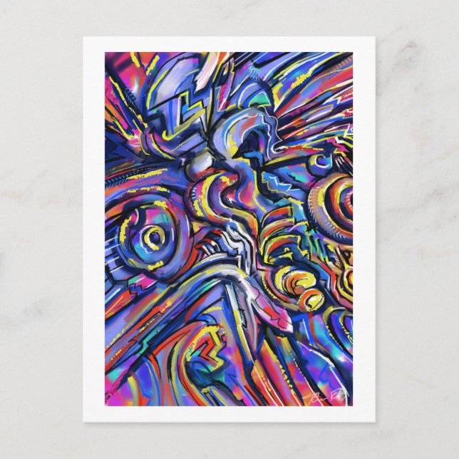 Schicksal Ihres Schicksals - Postkarte der digital (Vorderseite)